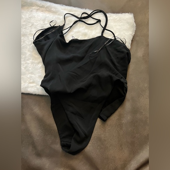 Zara Strappy Draped Bodysuit New Small - Picture 10 of 10